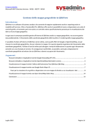 Gestione delle mappe geografiche in QlikView