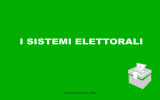 il sistema elettorale