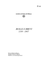 Bolle e Brevi-D_10 - Archivio di Stato di Milano