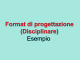 progettazione disciplinare