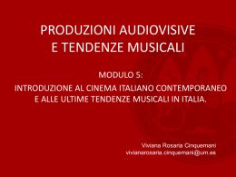 Il cinema italiano contemporaneo. Da