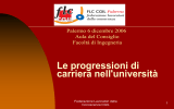 Le progressioni di carriera - Università degli Studi di Palermo