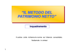 lucidiMETODOPATRIMONIONETTO
