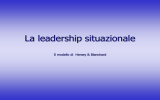 Leadership situazionale