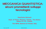 GianCarlo Ghirardi Dept. of Theor. Physics, Trieste, The Abdus