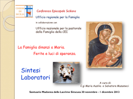 Diapositiva 1 - Diocesi di Ragusa