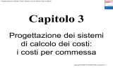 Costi generali di produzione totali stimati per il prossimo periodo