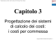 Costi generali di produzione totali stimati per il prossimo periodo