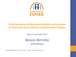 Intervento Renato Berretta