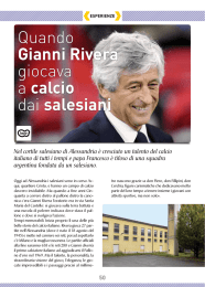 quando Gianni Rivera giocava a calcio dai salesiani