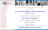 Relazione dell`avv. Aldo Campesan al