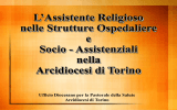 L`Assistente Religioso nelle Strutture Ospedaliere