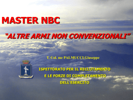 Altre Armi non Convenzionali - E