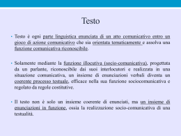 Tani- Lezioni del 14 e 15 maggio 2014