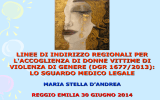 Intervento di Maria Stella D`Andrea – Medico legale ASL Reggio