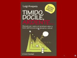 La tipologia introversa: valori, limiti e “misteri”