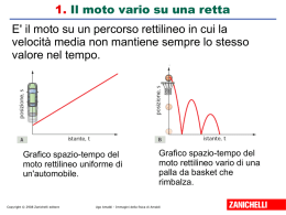 Cinematica: Moto accelerato