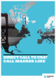 DIRECT CALL TO USA? CALL MAERSK LINE