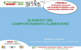 elementi del comportamento alimentare