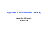 Algoritmi Greedy (parte II)
