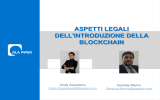 Aspetti legali dell`introduzione della Blockchain