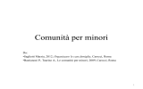 26 novembre - comunità per minori