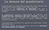 Il questionario