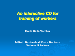 Presentazione di PowerPoint - INFN - Sezione di Padova