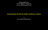 Lineamenti di Storia della Scultura Antica 3 La scultura Ellenistica