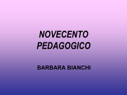 novecento pedagogico - Archivi di Famiglia