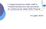 Organizzazione Staff SdS