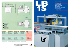 bedanatrice automatica mortaiseuse automatique