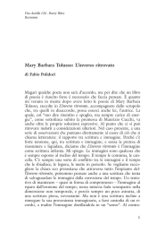 Mary Barbara Tolusso: L`inverso ritrovato - Vico Acitillo 124