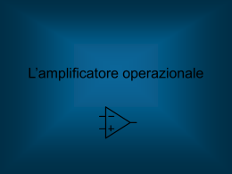 L`amplificatore operazionale