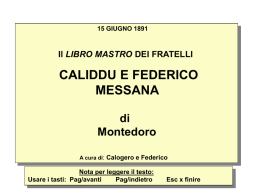 Libro mastro Messana