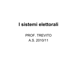 I sistemi elettorali - Liceo Scientifico Ettore Majorana