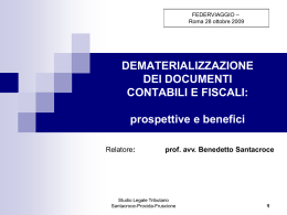 Intervento del prof. Santacroce