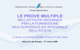 PROVE MULTIPLE - Atletica Nevi