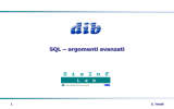 SQL - argomenti avanzati - SisInf Lab