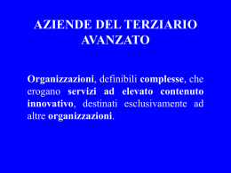 aziende del terziario avanzato