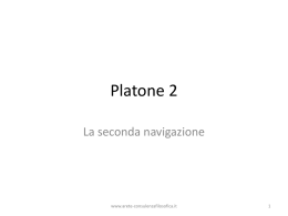 PLATONE 2: la seconda navigazione