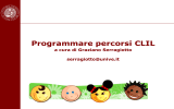 Programmare percorsi CLIL