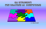 STRUMENTI PER VALUTARE LE COMPETENZE