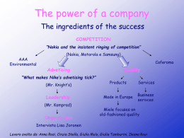 The power of a company