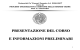 Corso di Organizzazione Aziendale