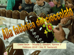 La fabbrica di cioccolato - Istituto Comprensivo Spinea 1