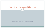 La ricerca qualitativa