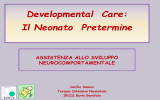 Developmental Care: il neonato pretermine