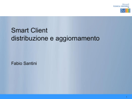 Smart Client distribuzione e aggiornamento