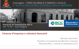 Finanza D`imprese e Relazion Bancarie